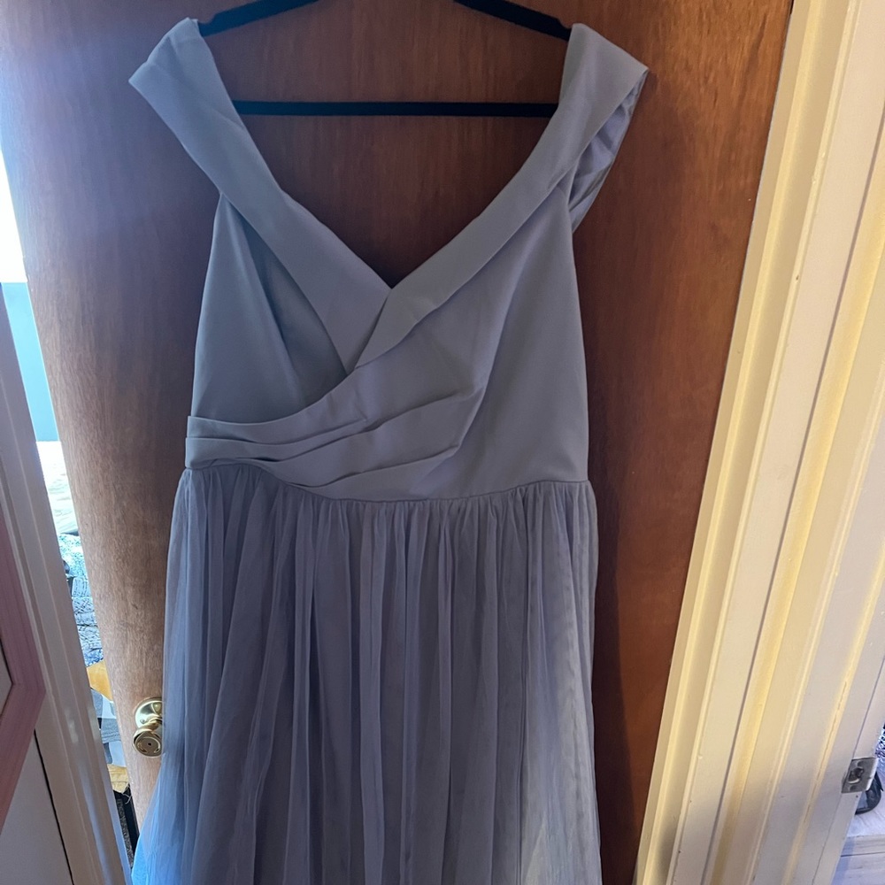 Ball gown. New with tags. Aquamarine. Size 18